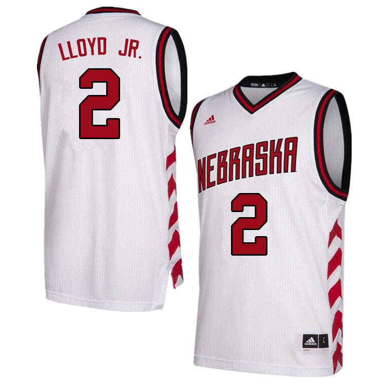 Men #2 Ramel Lloyd Jr. Nebraska Cornhuskers College Basketball Jerseys Sale-Hardwood